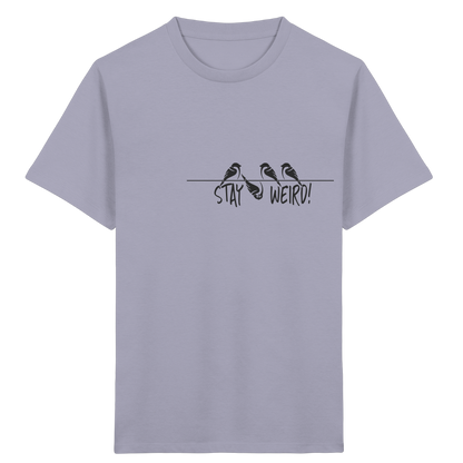 Stay Weird! Schräger Vogel Spatz - Kids Organic Shirt