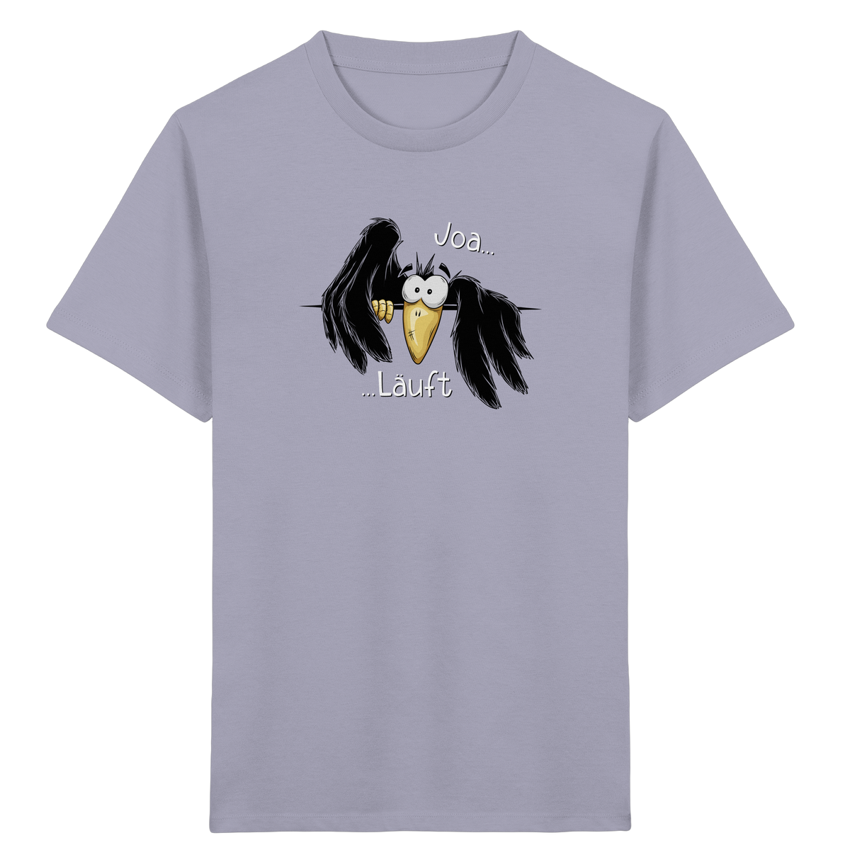 Joa Läuft Krähe gechillter Rabe - Kids Organic Shirt