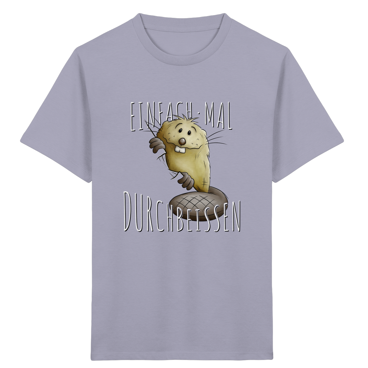 Einfach mal Durchbeissen Biber - Kids Organic Shirt