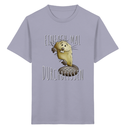 Einfach mal Durchbeissen Biber - Kids Organic Shirt