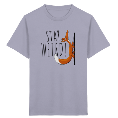 Stay Weird! Schräger Fuchs - Kids Organic Shirt