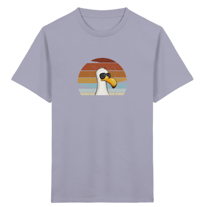 Cool lässige Retro Möwe - Kids Organic Shirt