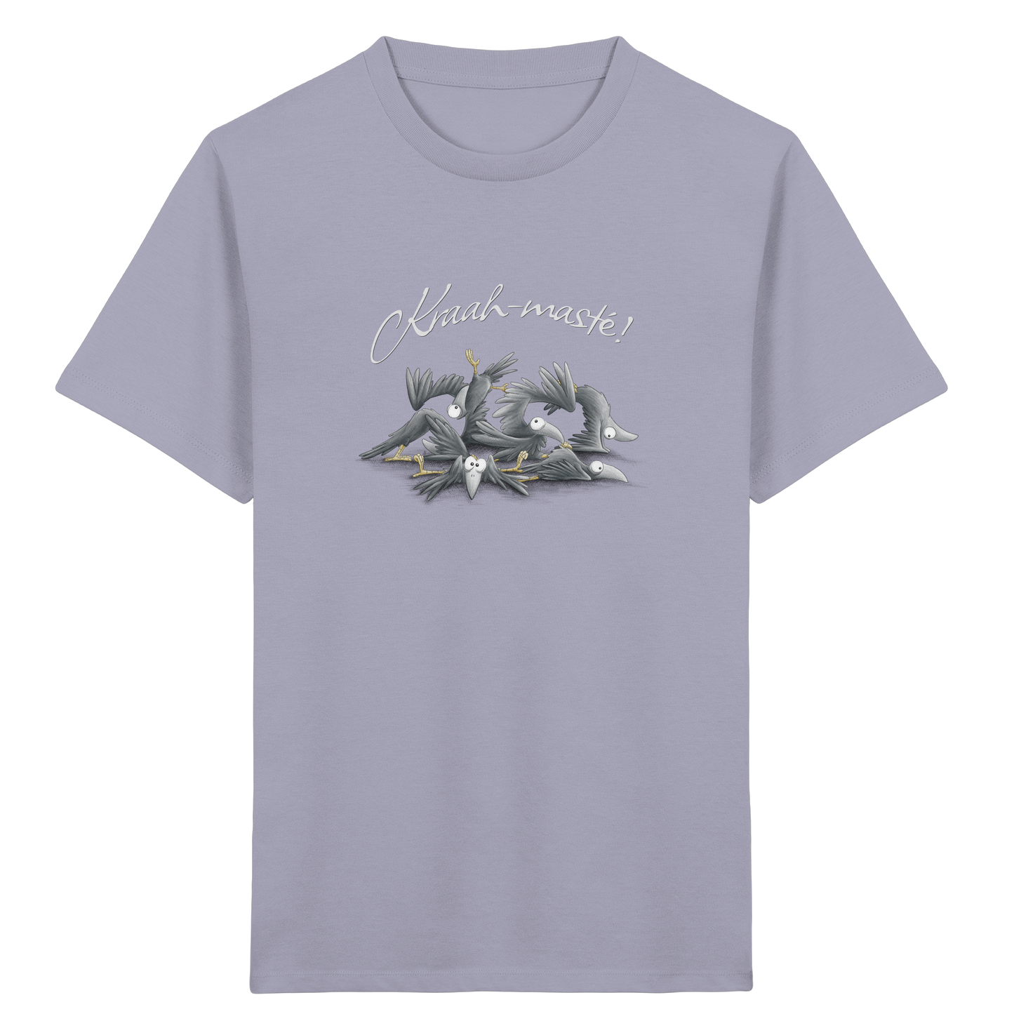 Kraah-masté! Yoga Raben Krähen - Kids Organic Shirt