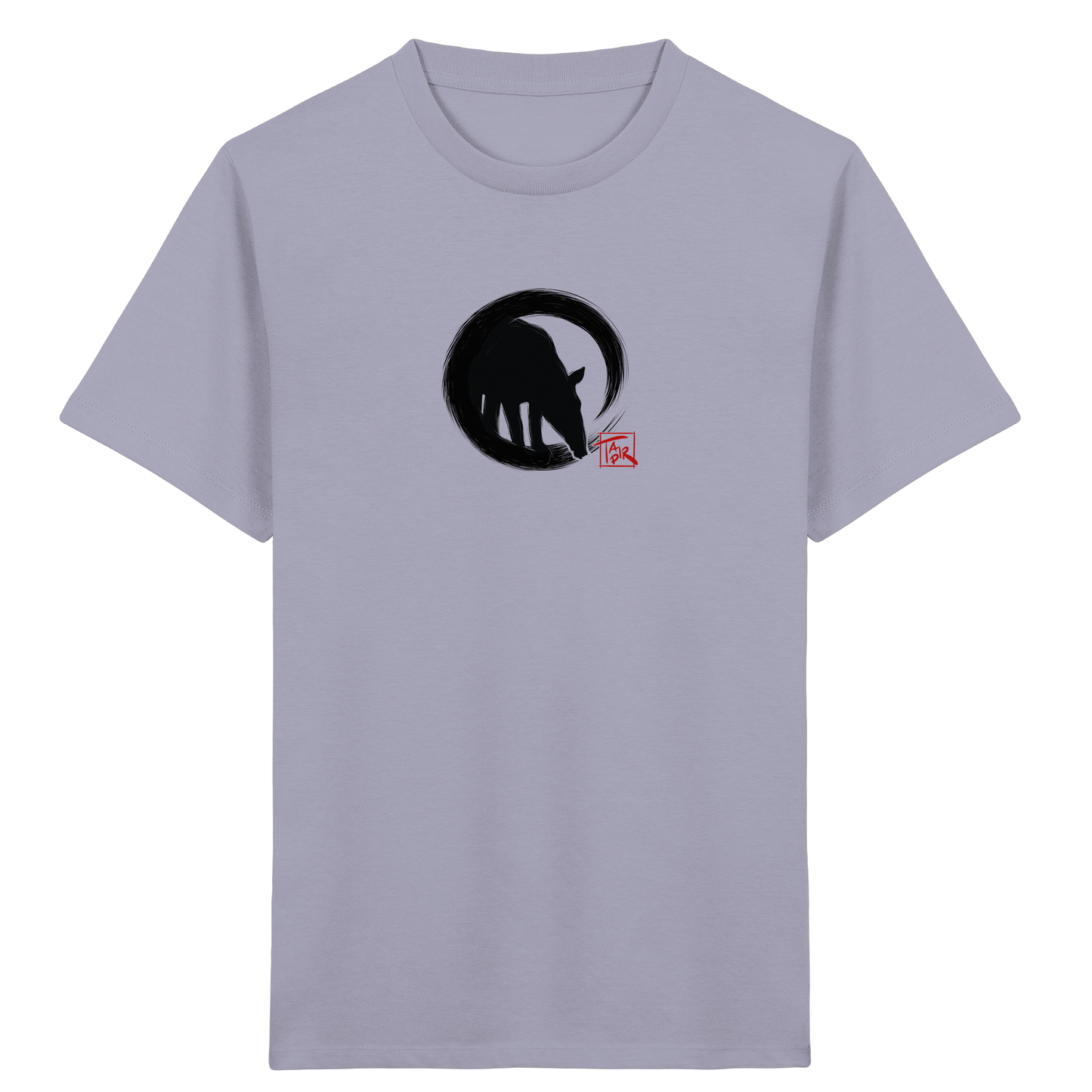 Zen Tapir im japanischen Enso Kreis - Kids Organic Shirt
