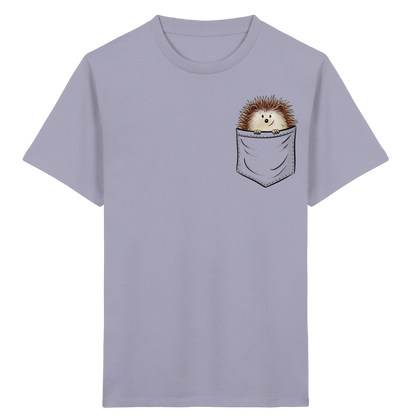 Lustiger Igel in Deiner Brust-Tasche - Kids Organic Shirt