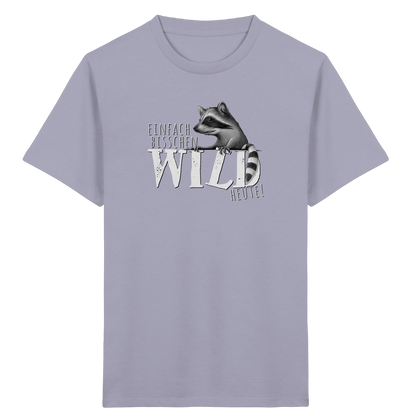 Bisschen wild heute! Waschbär - Kids Organic Shirt