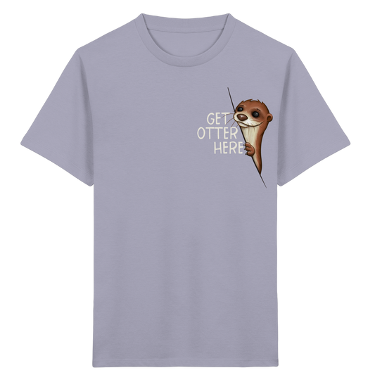 Get Otter Here | Lustiger Otter Kalauer - Kids Organic Shirt