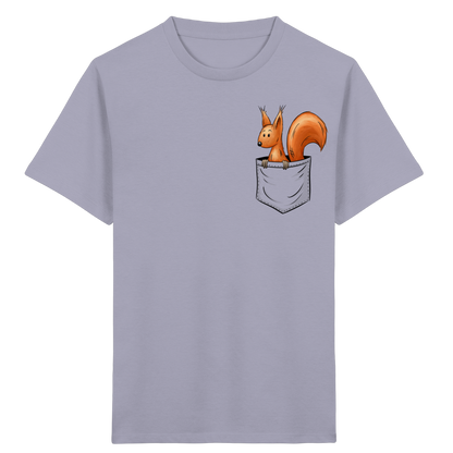 Lässiges Eichhörnchen In Tasche - Kids Organic Shirt