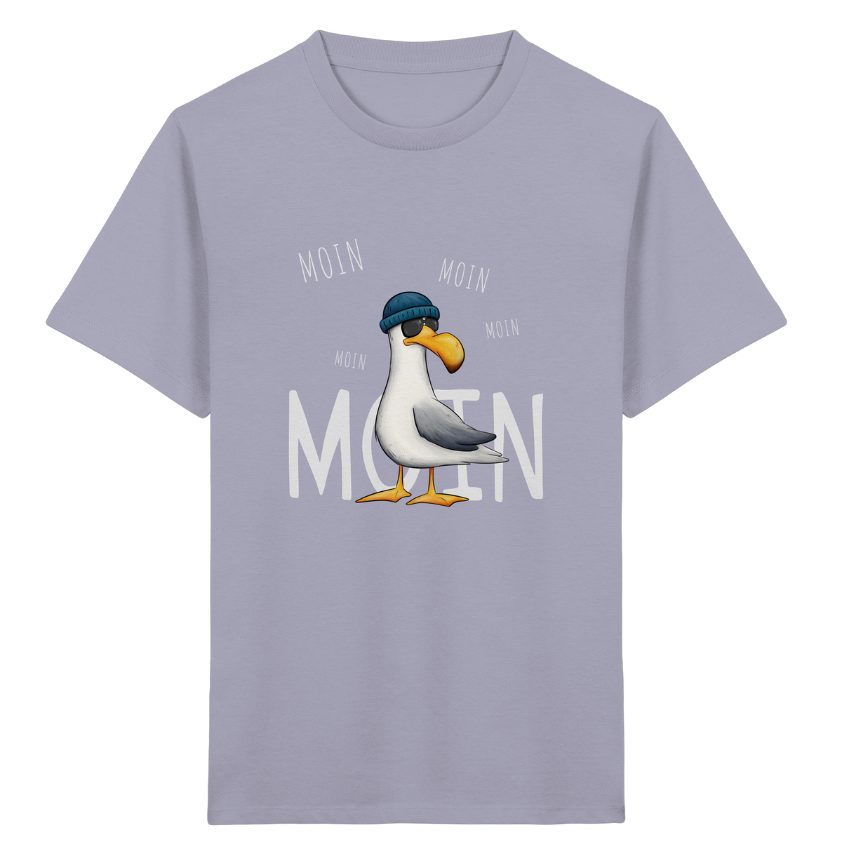 Moin Moin Lässige Hipster Möwe  - Kids Organic Shirt