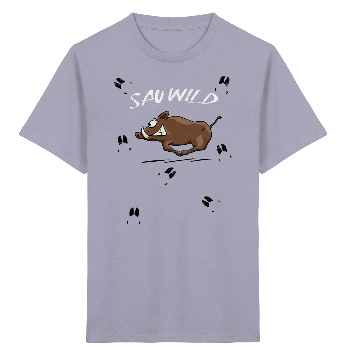 Sauwild wilde Sau | Wildschwein Keiler - Kids Organic Shirt