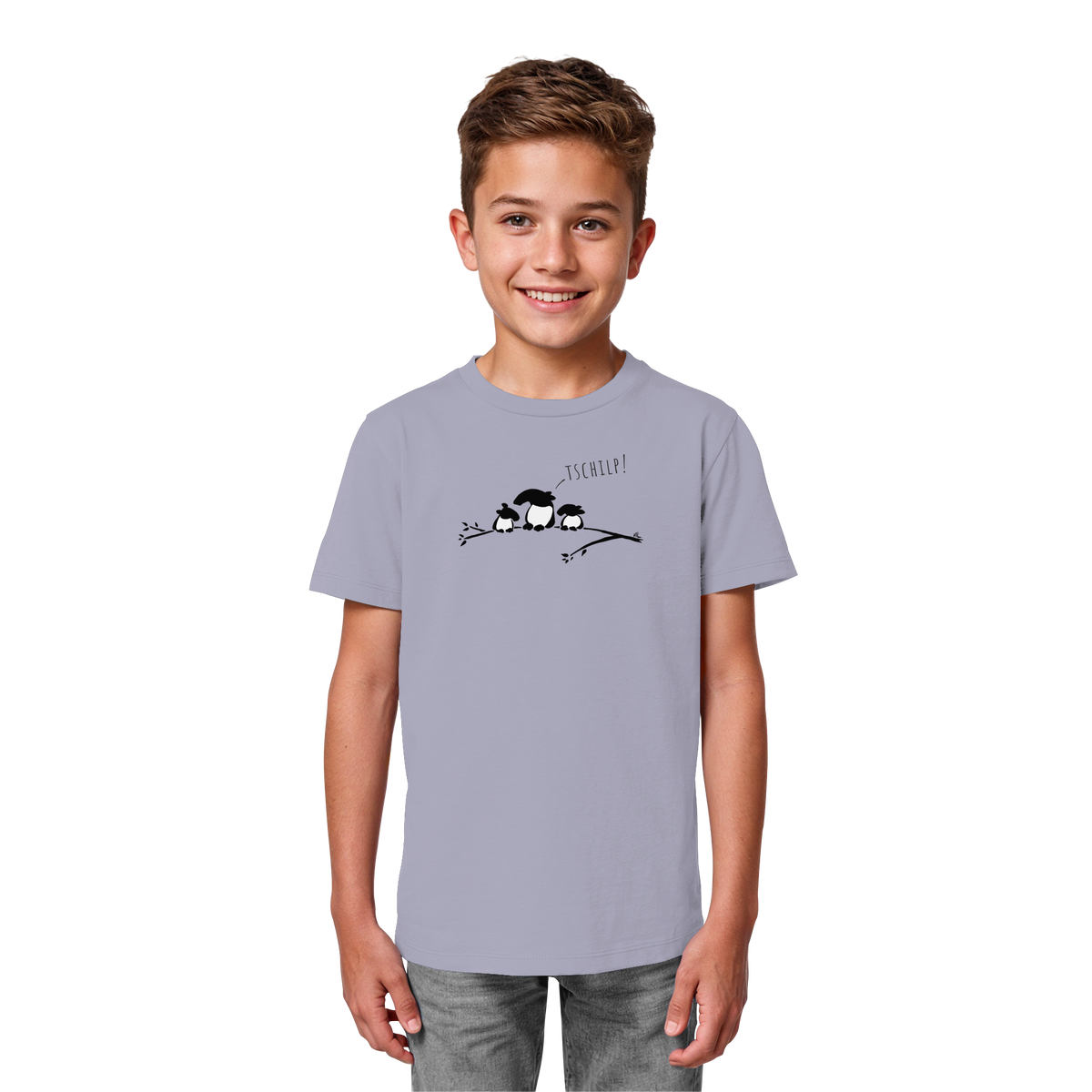 Drei kleine Tapir-Vögel - Kids Organic Shirt