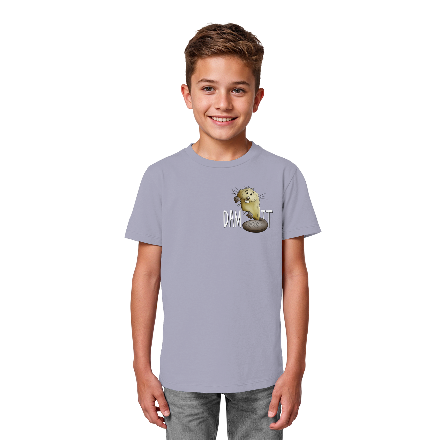 Dam It Verdammt Lustiger Biber - Kids Organic Shirt
