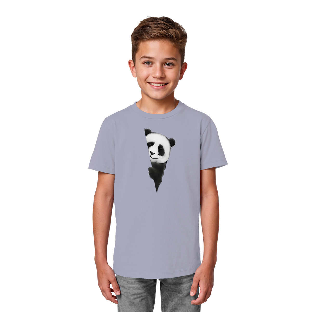 Panda Bär Illustration - Kids Organic Shirt