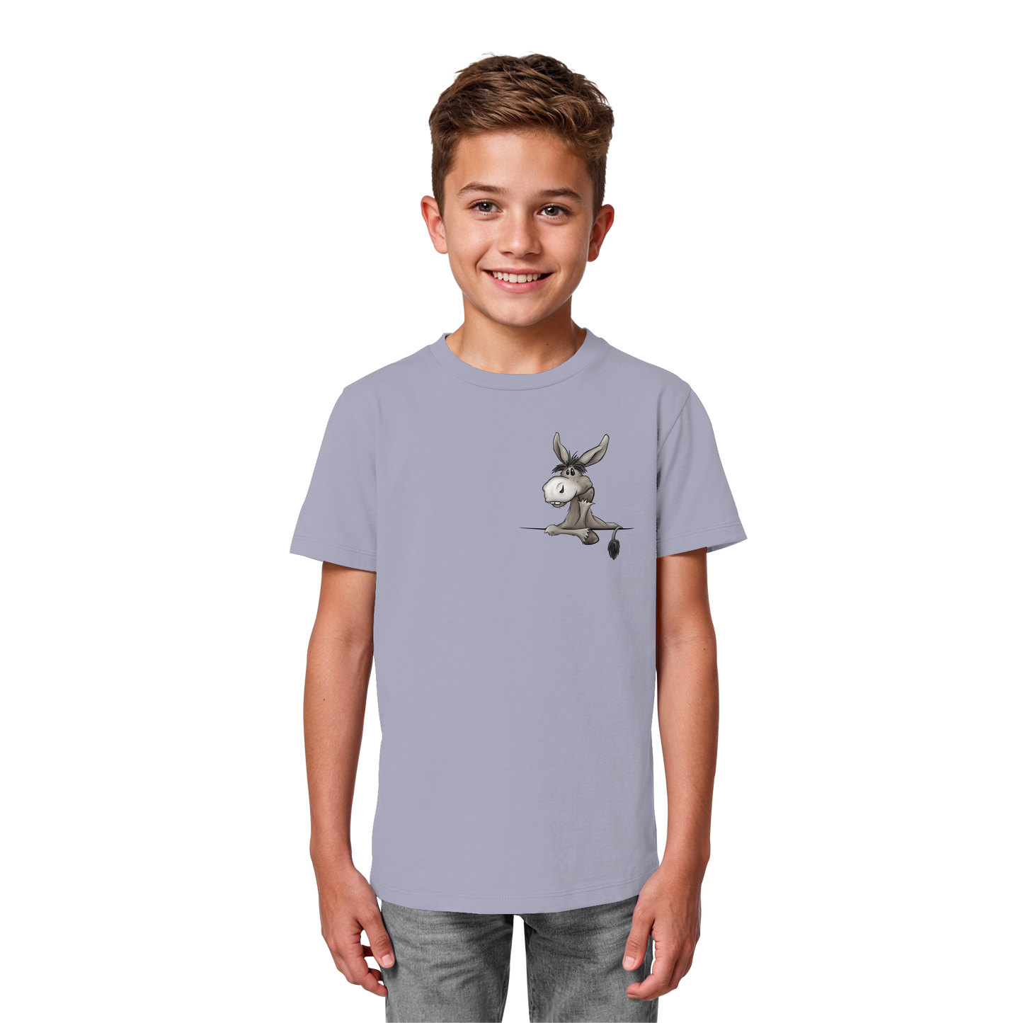 Lustiger lässiger Esel - Kids Organic Shirt