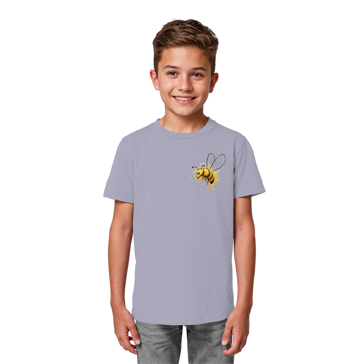 Lässige kleine Honig-Biene - Kids Organic Shirt