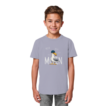 Moin Moin Lässige Hipster Möwe  - Kids Organic Shirt