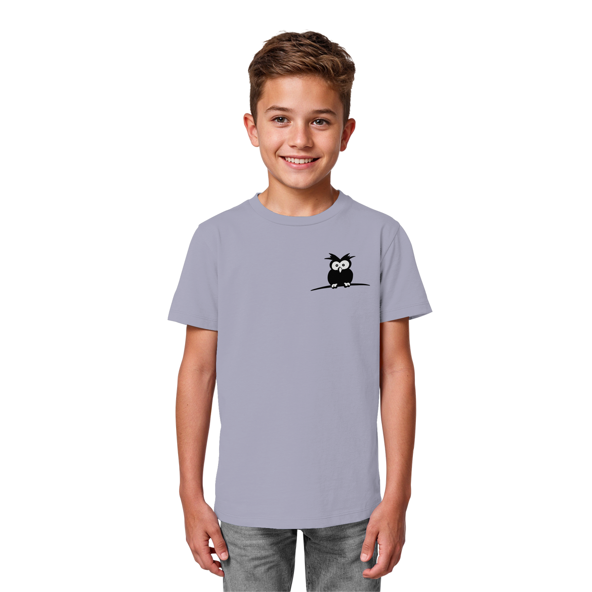 Kleine struppige Eule - Kids Organic Shirt