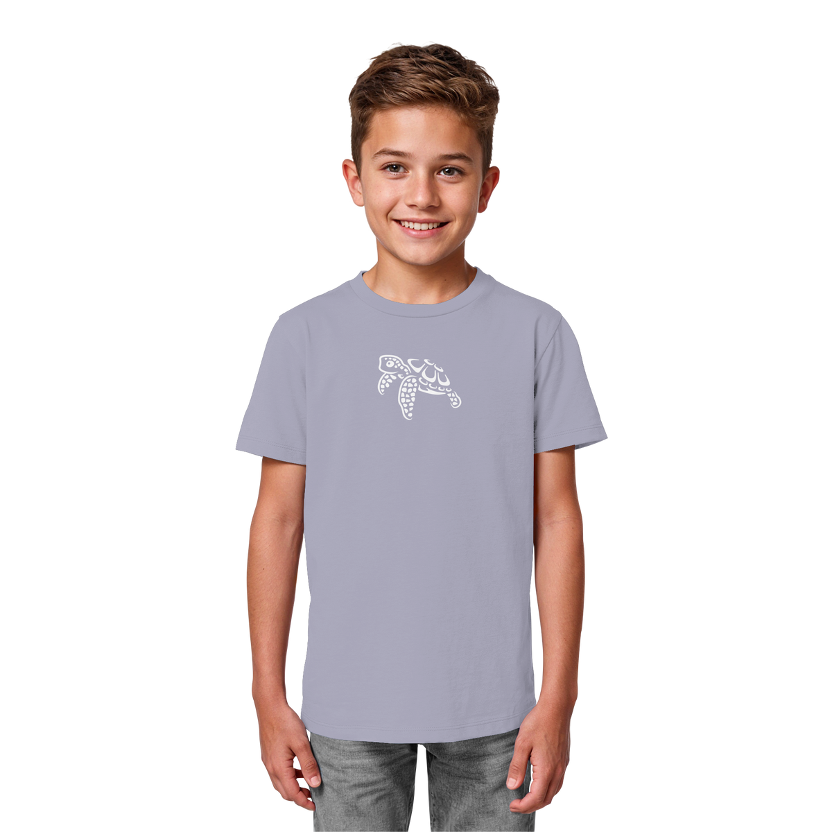 schwimmende Meeres-Schildkröte - Kids Organic Shirt