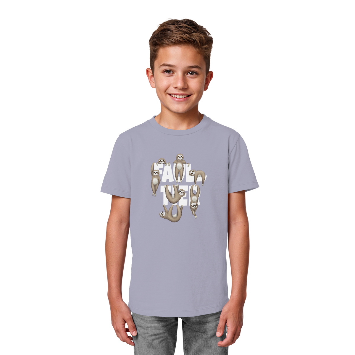 Viele gechillte Faultiere - Kids Organic Shirt