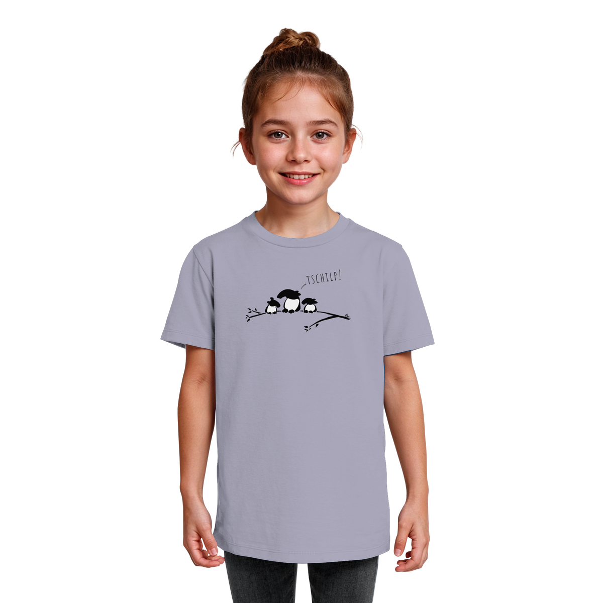 Drei kleine Tapir-Vögel - Kids Organic Shirt