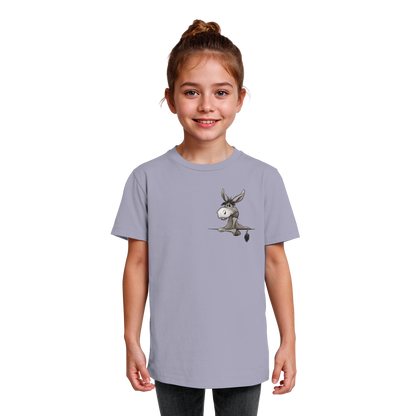 Lustiger lässiger Esel - Kids Organic Shirt