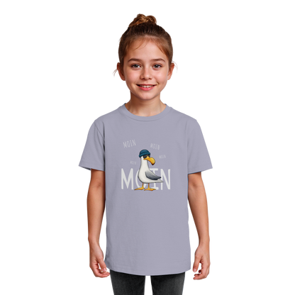Moin Moin Lässige Hipster Möwe  - Kids Organic Shirt