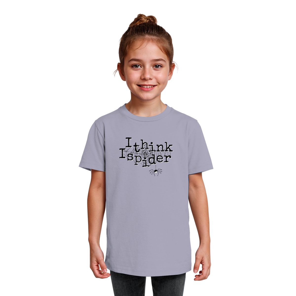 I think I spider - Spinne - Kids Organic Shirt