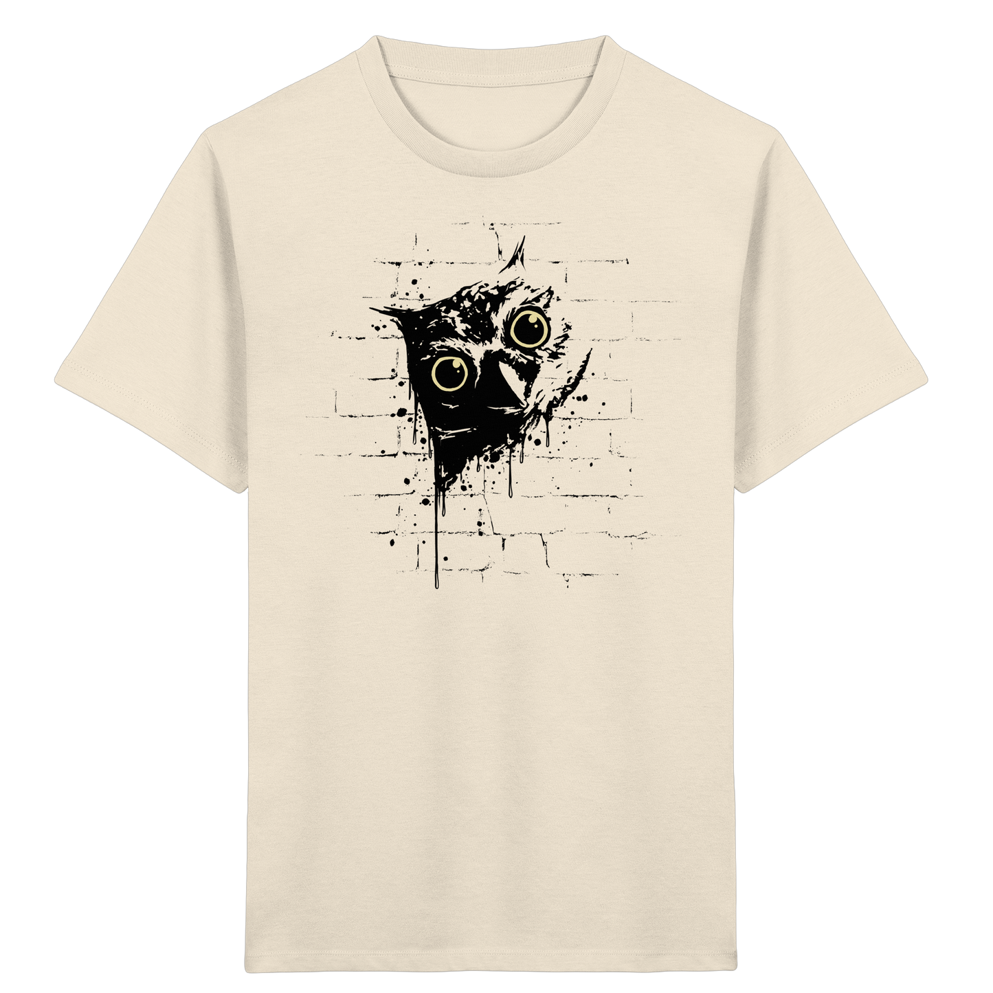 Lässige Street Art Eule - Kids Organic Shirt