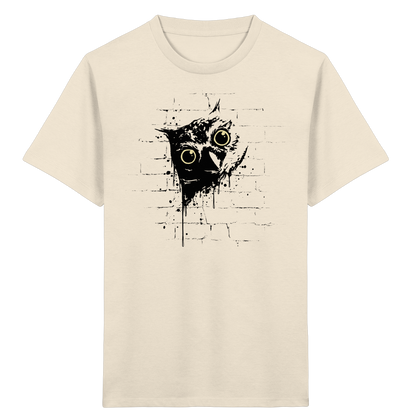 Lässige Street Art Eule - Kids Organic Shirt