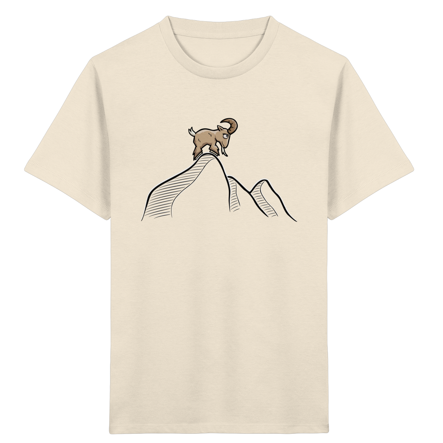 Ziegenbock in den Bergen - Kids Organic Shirt