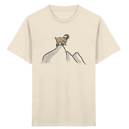 Ziegenbock in den Bergen - Kids Organic Shirt