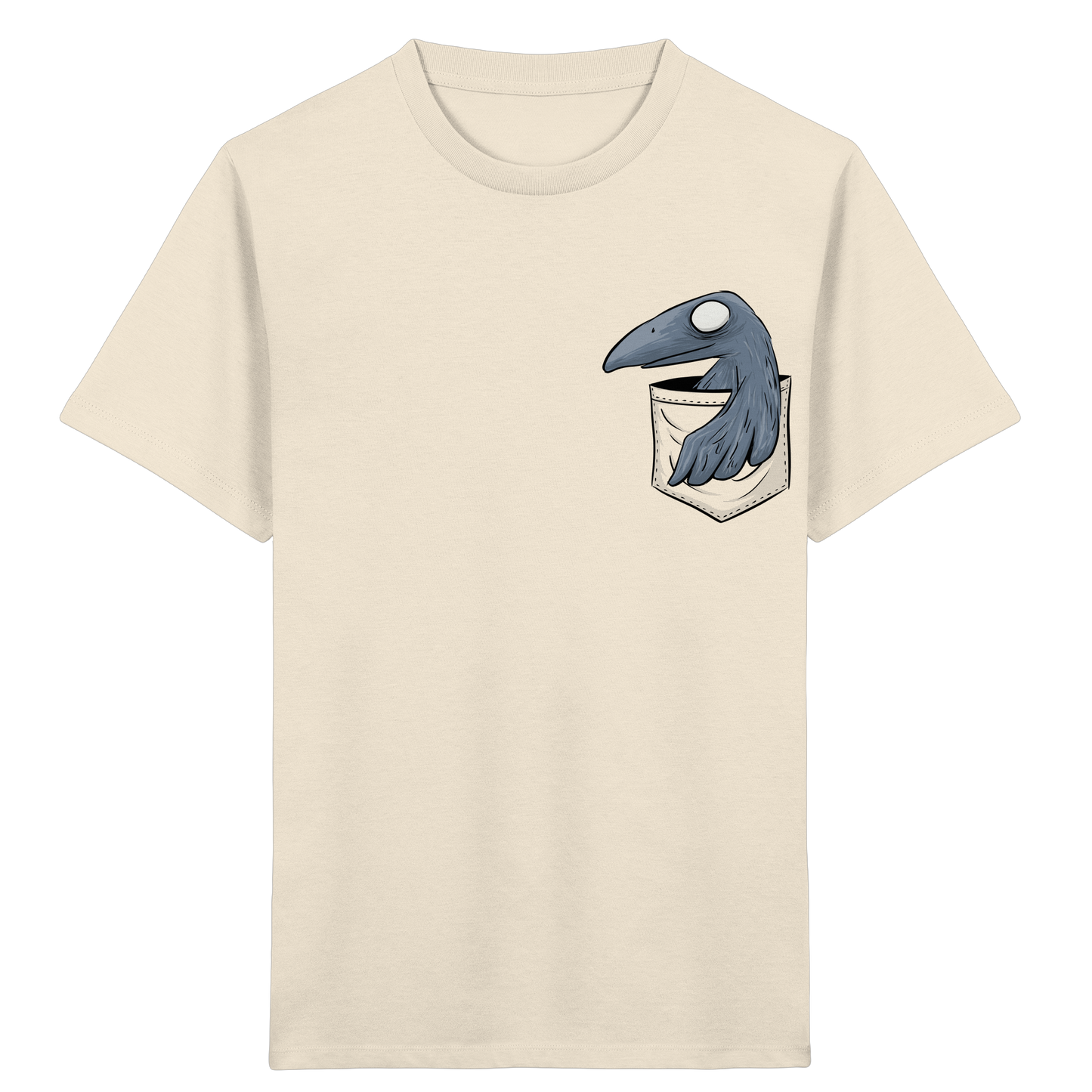Grufti Rabe Krähe in der Tasche - Kids Organic Shirt