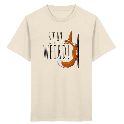 Stay Weird! Schräger Fuchs - Kids Organic Shirt