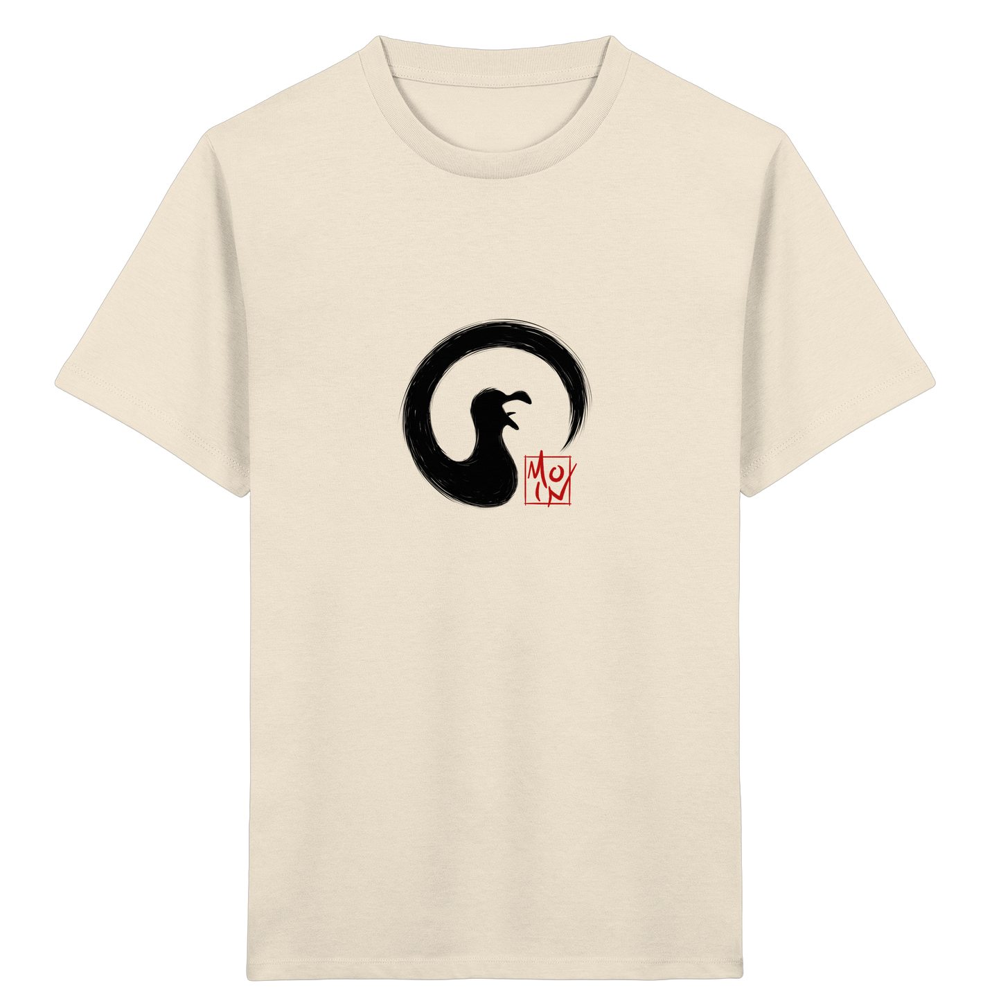 Moin kreischende japanische Enso Möwe - Kids Organic Shirt