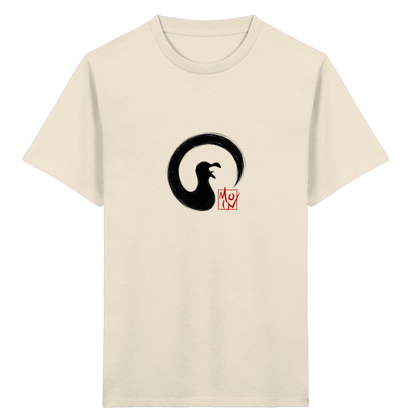 Moin kreischende japanische Enso Möwe - Kids Organic Shirt