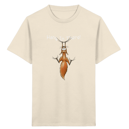 Hang In There | Lässiges Eichhörnchen - Kids Organic Shirt