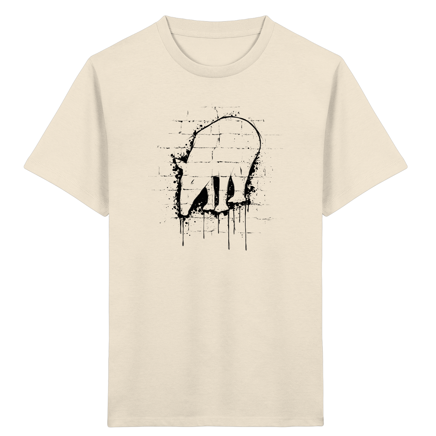 Urban Street Art Tapir Silhouette - Kids Organic Shirt