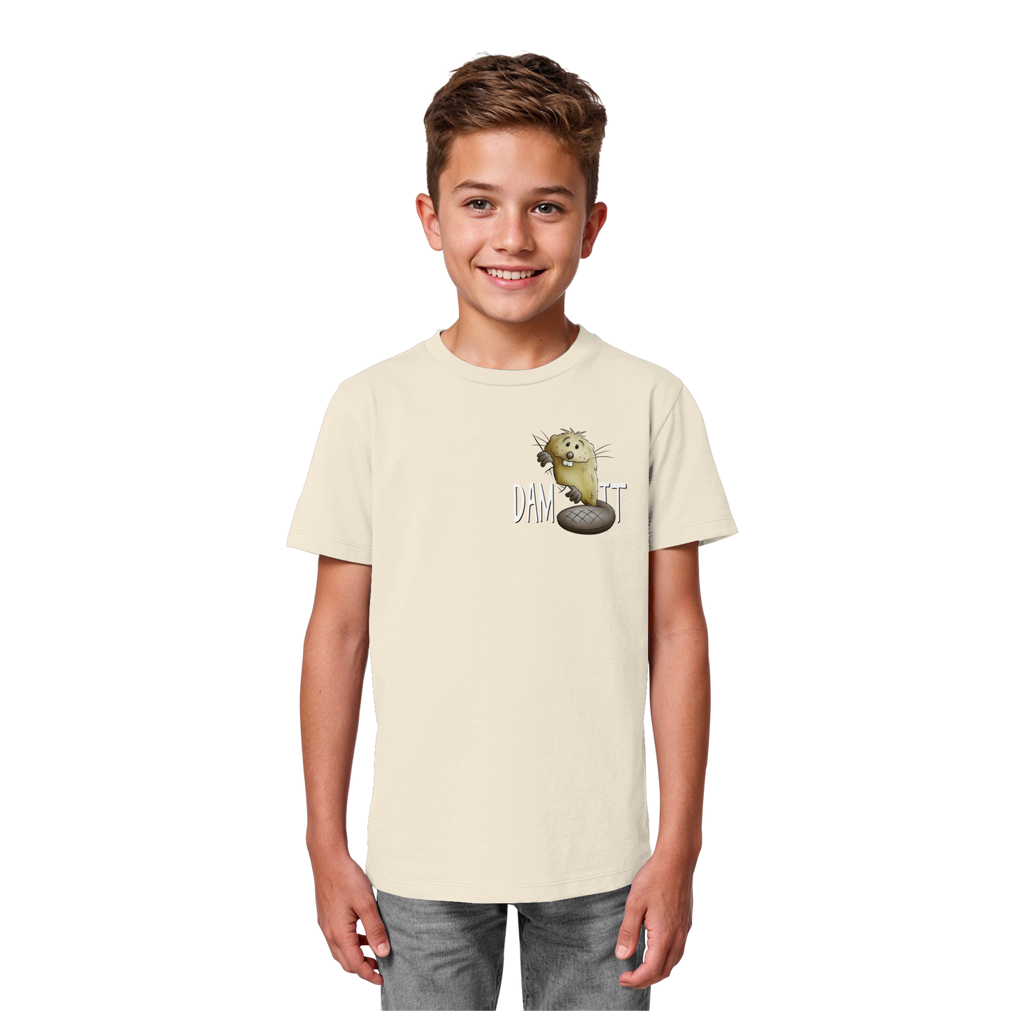 Dam It Verdammt Lustiger Biber - Kids Organic Shirt
