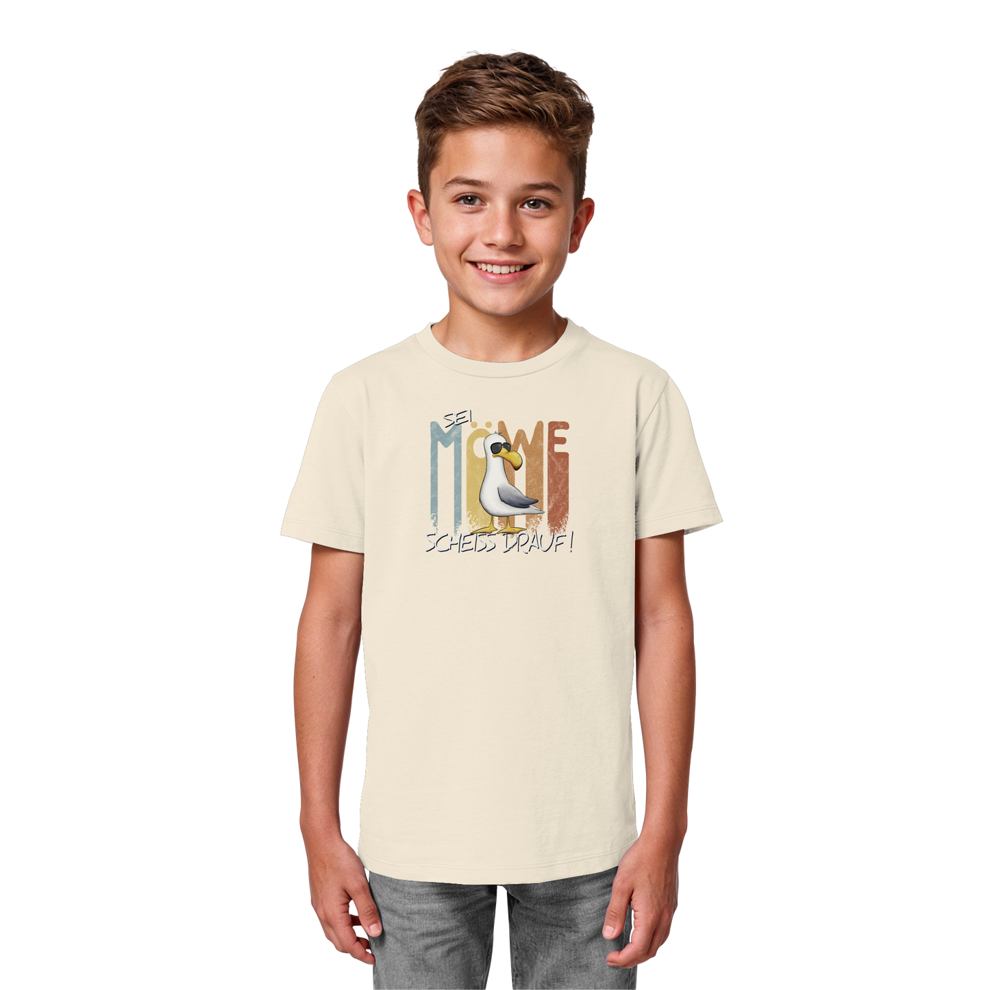 Sei Möwe Scheiß Drauf  - Kids Organic Shirt