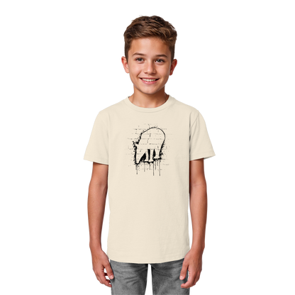 Urban Street Art Tapir Silhouette - Kids Organic Shirt