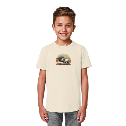 Lässiger Retro Sundown Tapir - Kids Organic Shirt