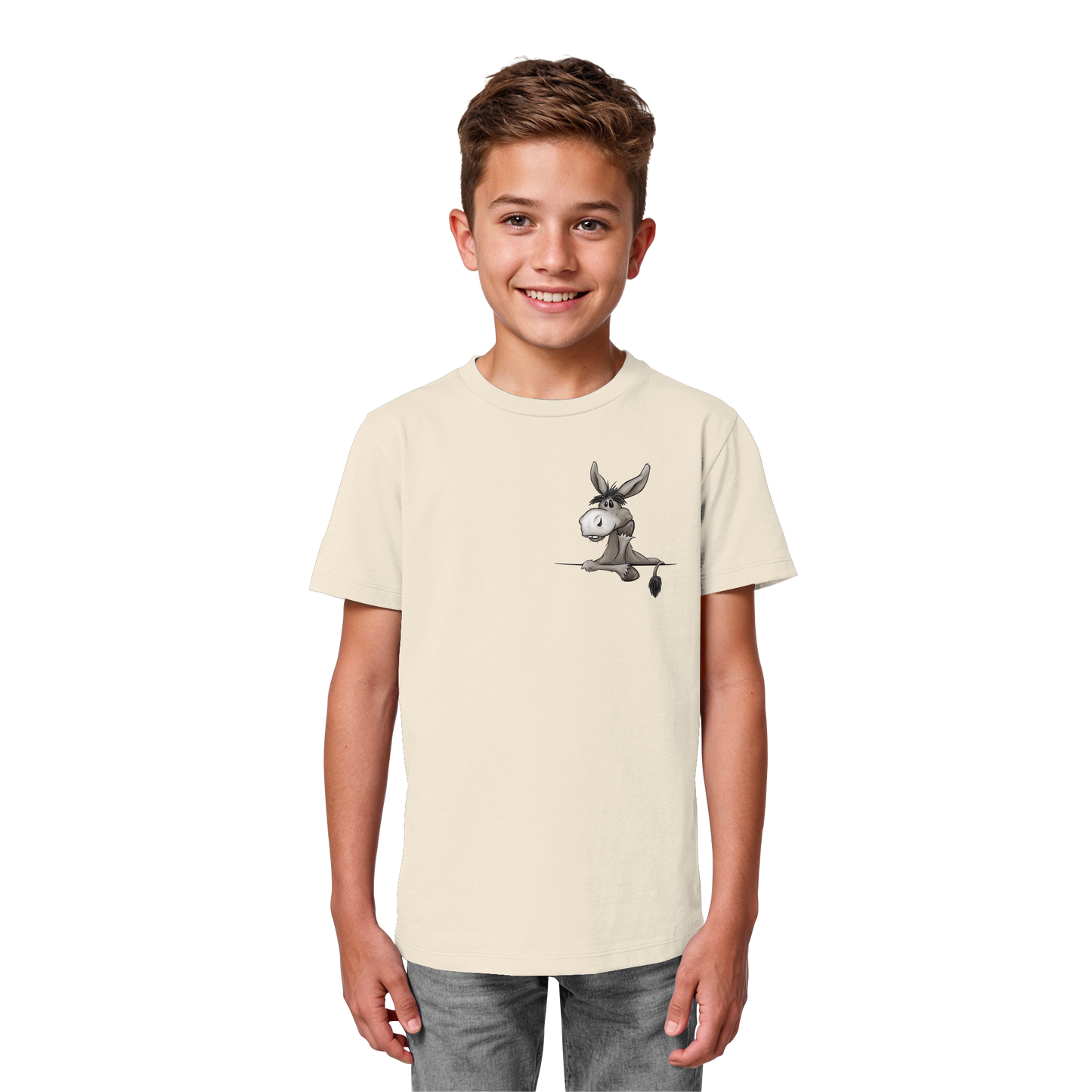 Lustiger lässiger Esel - Kids Organic Shirt