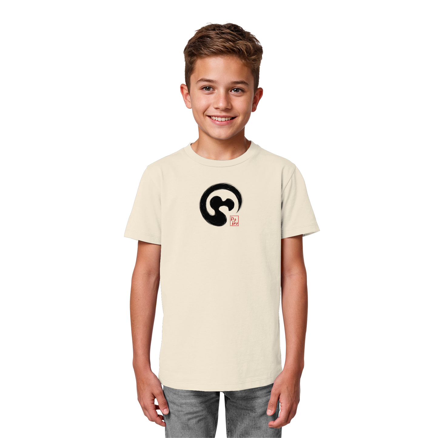 Zen Dodo im japanischen Enso Kreis - Kids Organic Shirt