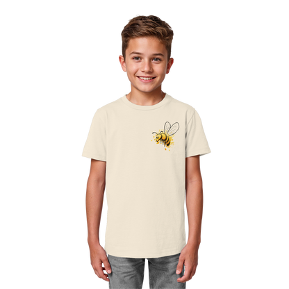 Lässige kleine Honig-Biene - Kids Organic Shirt