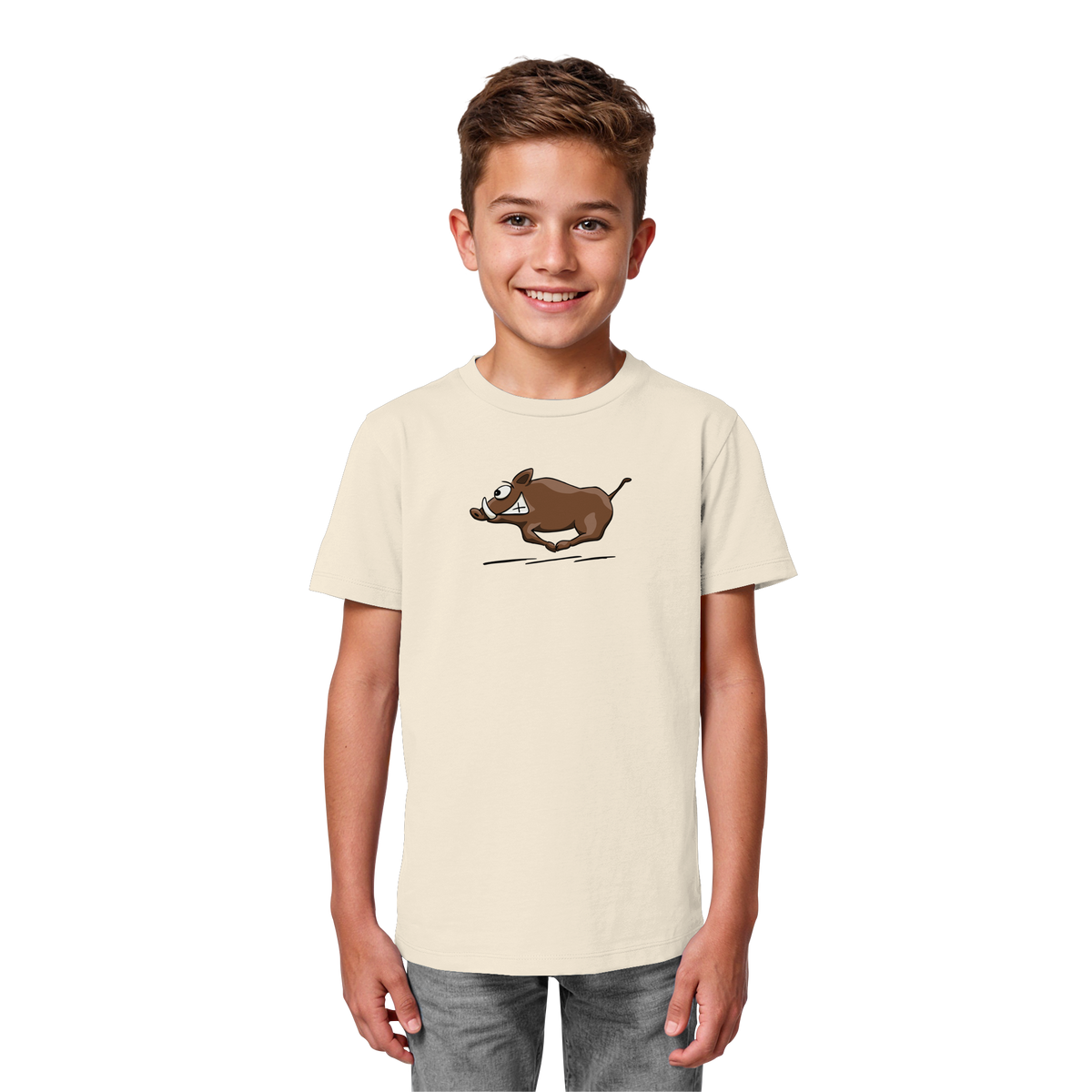 sauwildes Wildschwein | Wildsau  - Kids Organic Shirt