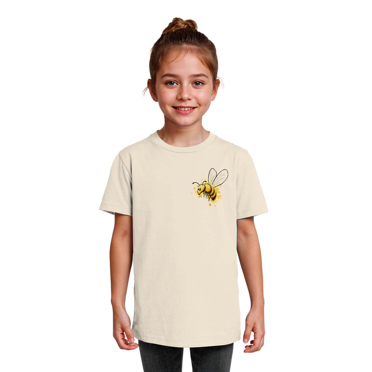 Lässige kleine Honig-Biene - Kids Organic Shirt