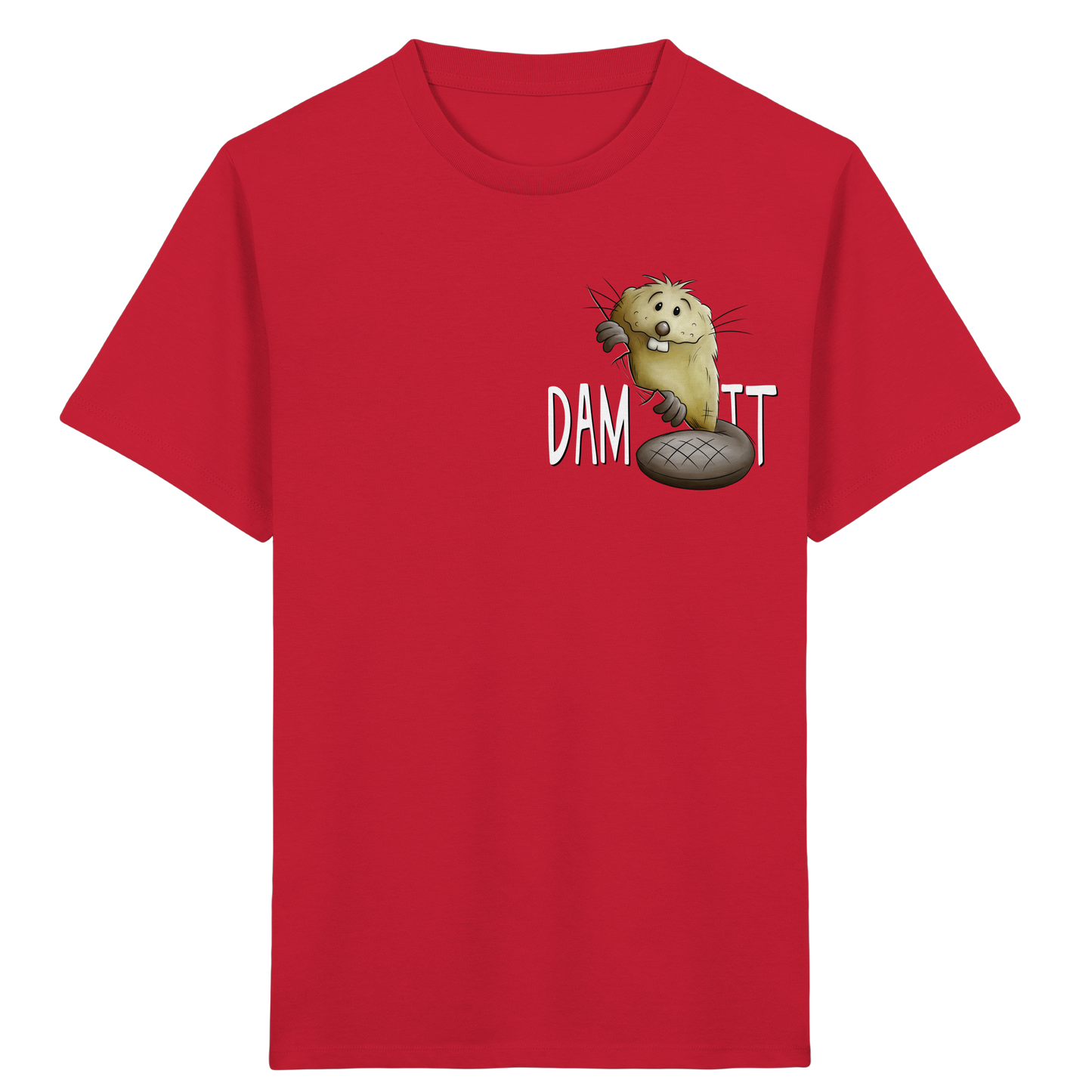 Dam It Verdammt Lustiger Biber - Kids Organic Shirt