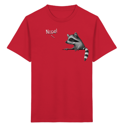 Nope! Frecher verwegener Waschbär - Kids Organic Shirt