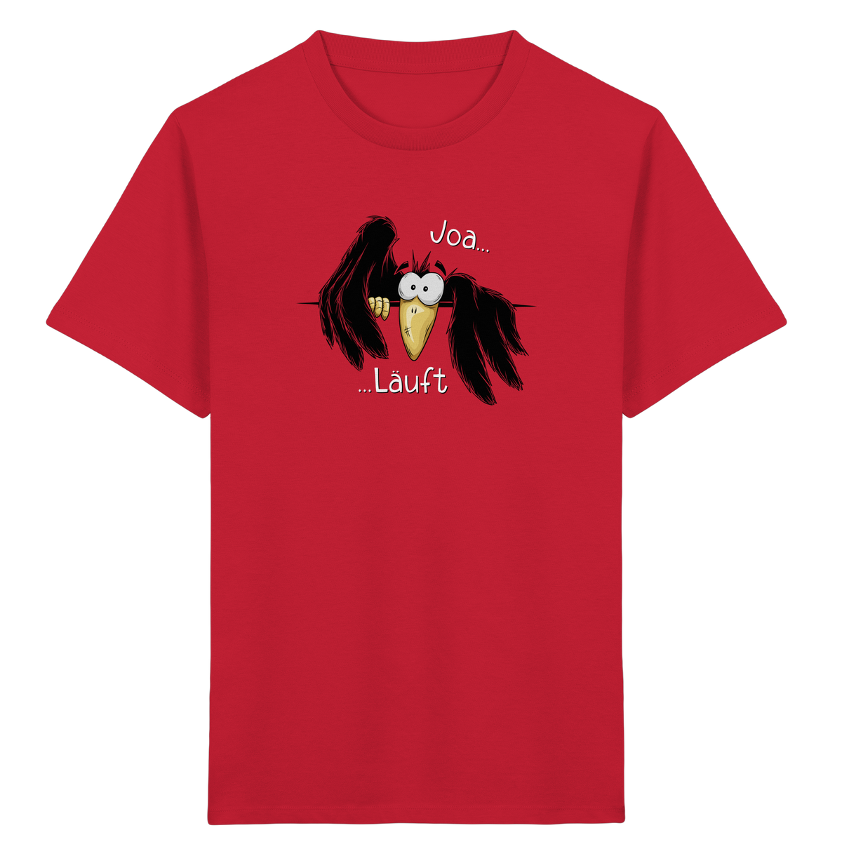 Joa Läuft Krähe gechillter Rabe - Kids Organic Shirt
