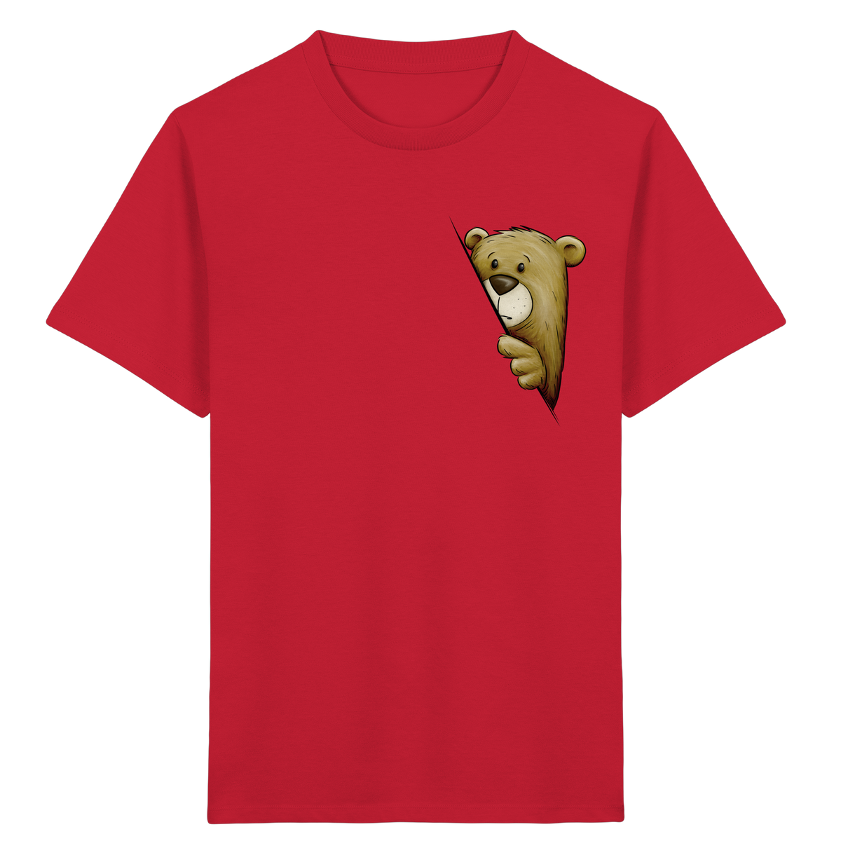 Funky Bär Illustration - Kids Organic Shirt